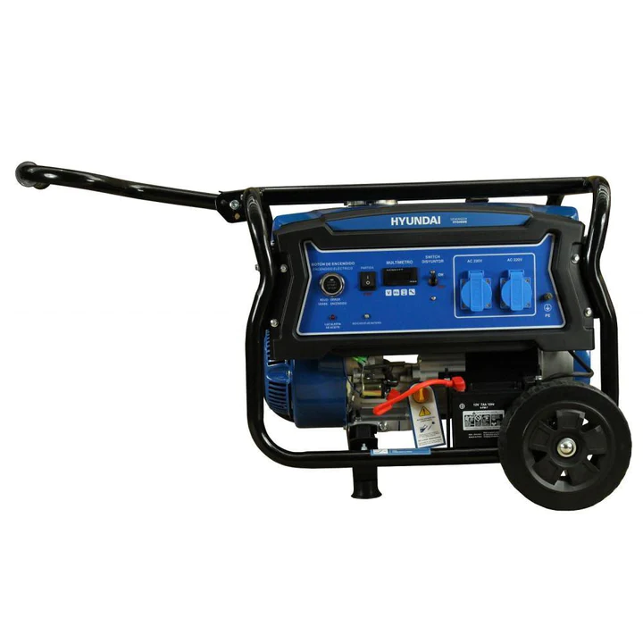 Generador Eléctrico 3500W Hyundai Partida Eléctrica Gasolina 82HYG4950E.10