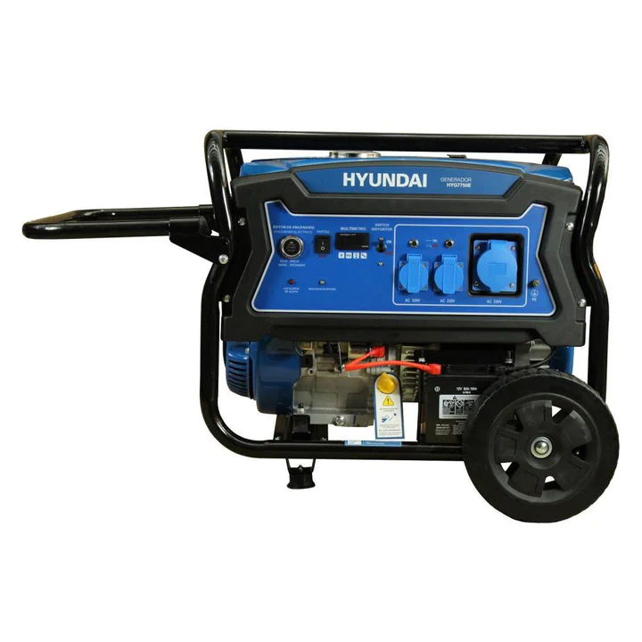 Generador Eléctrico 5500W Hyundai Partida Eléctrica Gasolina 82HYG7750E.3