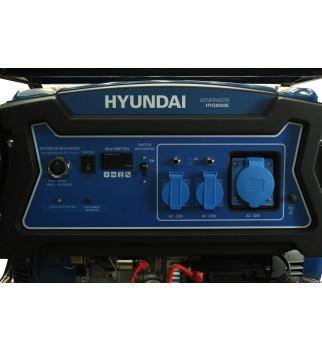Generador Eléctrico 6500W Hyundai Partida Eléctrica Gasolina 82HYG9250E.4